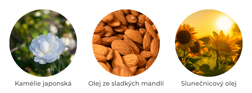 Aktivní složky – masážní olej Bébé